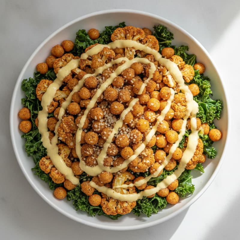 Roasted Vegetable and Chickpea Bowl