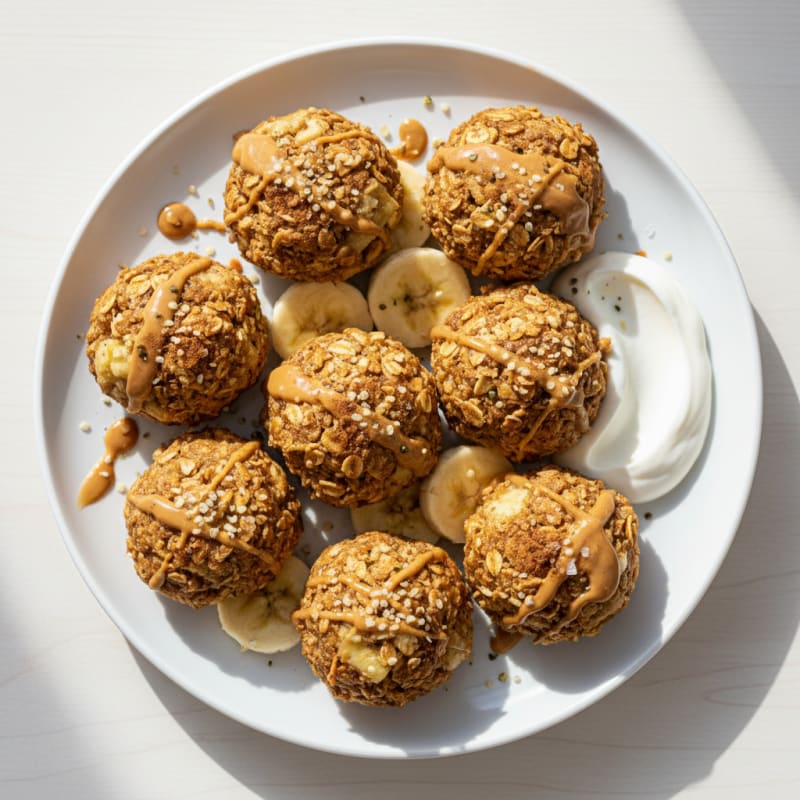 Peanut Butter Banana Energy Bites