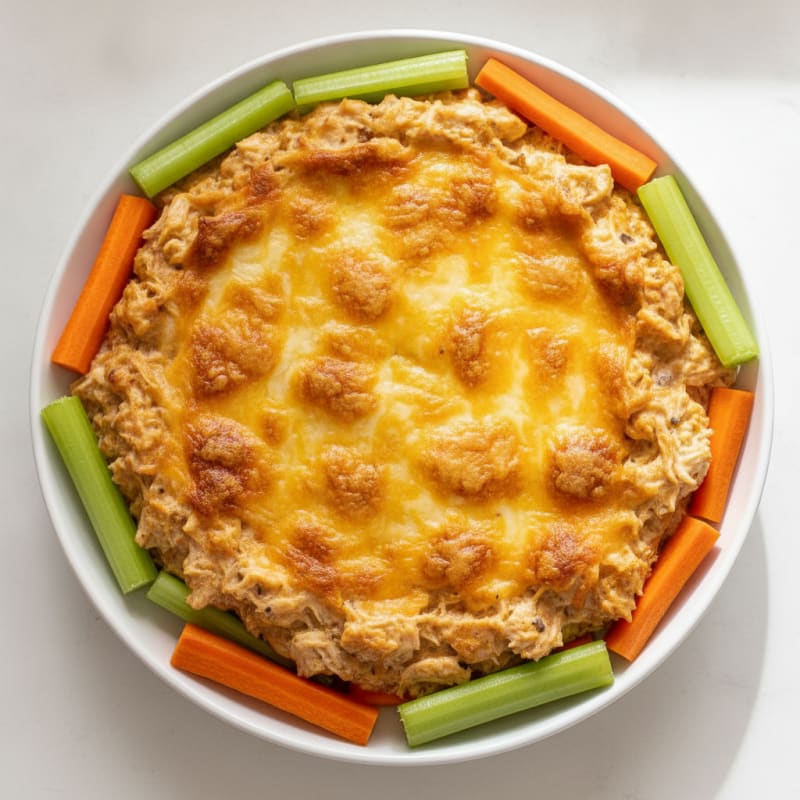 Clean Buffalo Chicken Dip