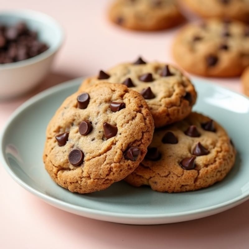 Protein-Packed Almond Flour Chocolate Chip Cookies