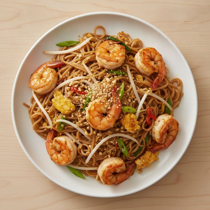 Shrimp Pad Thai Noodles