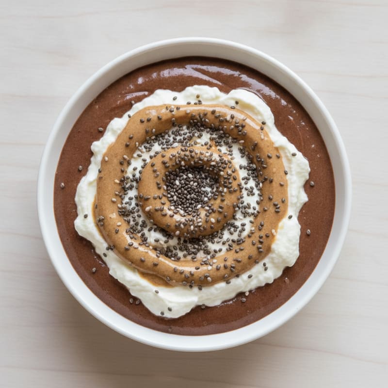 Chocolate Protein Pudding with Greek Yogurt