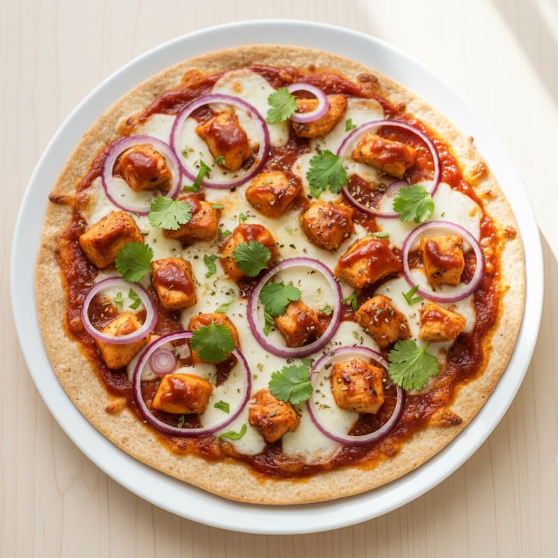 High-Protein BBQ Chicken Pizza