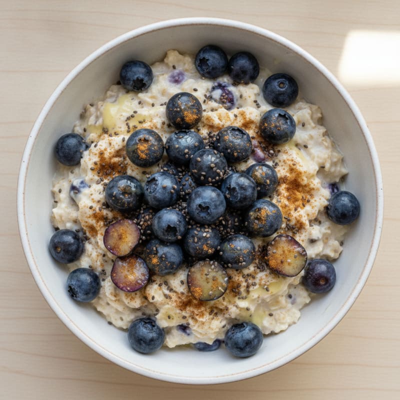 Berry Chia Overnight Oats