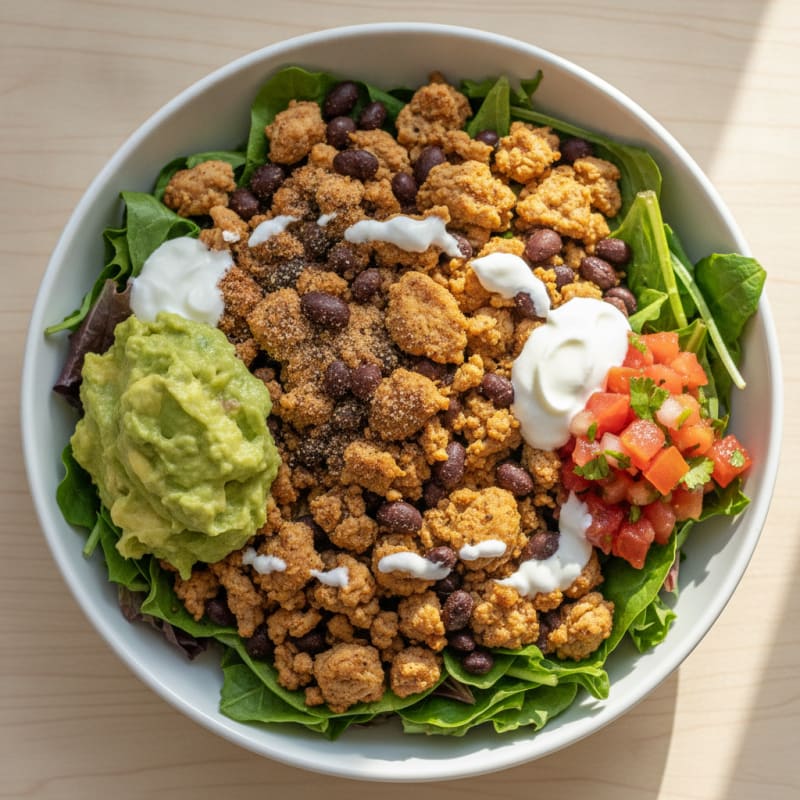 Turkey and Black Bean Taco Bowl