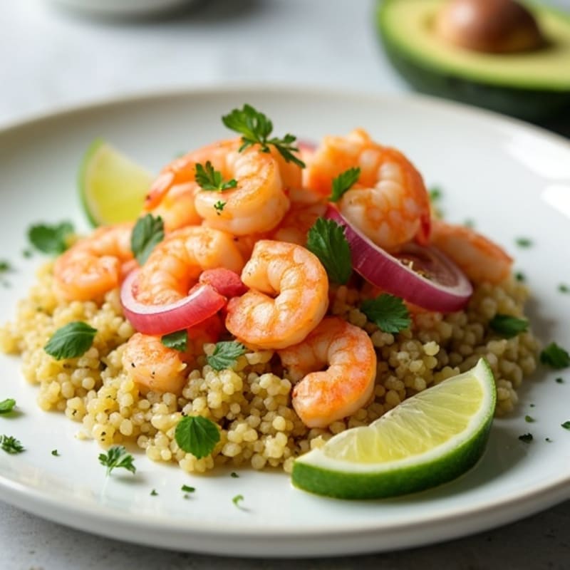 Fresh Citrus Shrimp with Creamy Avocado