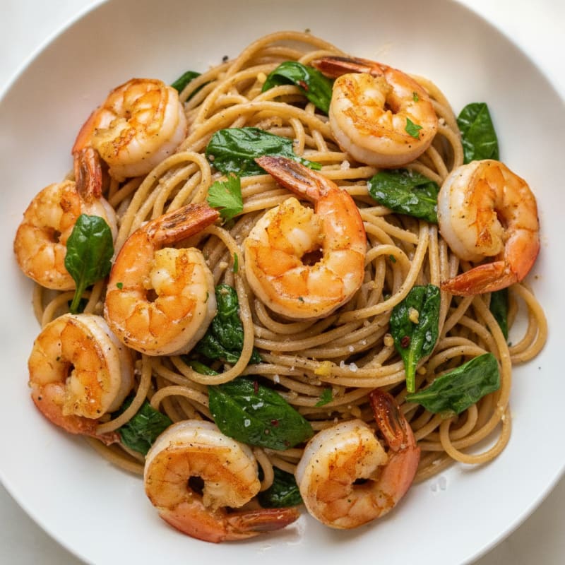 Garlic Butter Shrimp Pasta