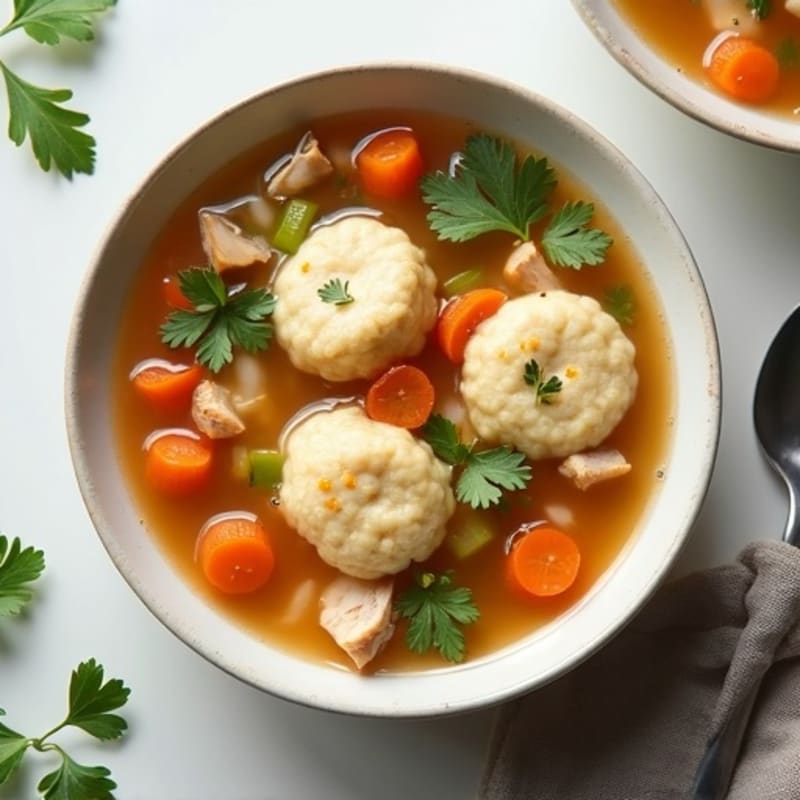 Healthy Chicken and Dumpling Soup