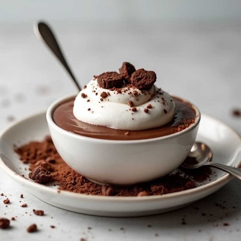 Silky Greek Yogurt Chocolate Pudding