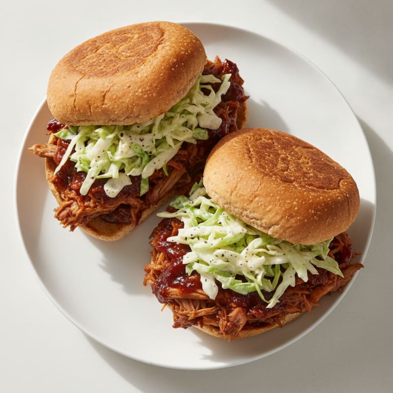 Slow-Cooked BBQ Pulled Pork Sandwiches
