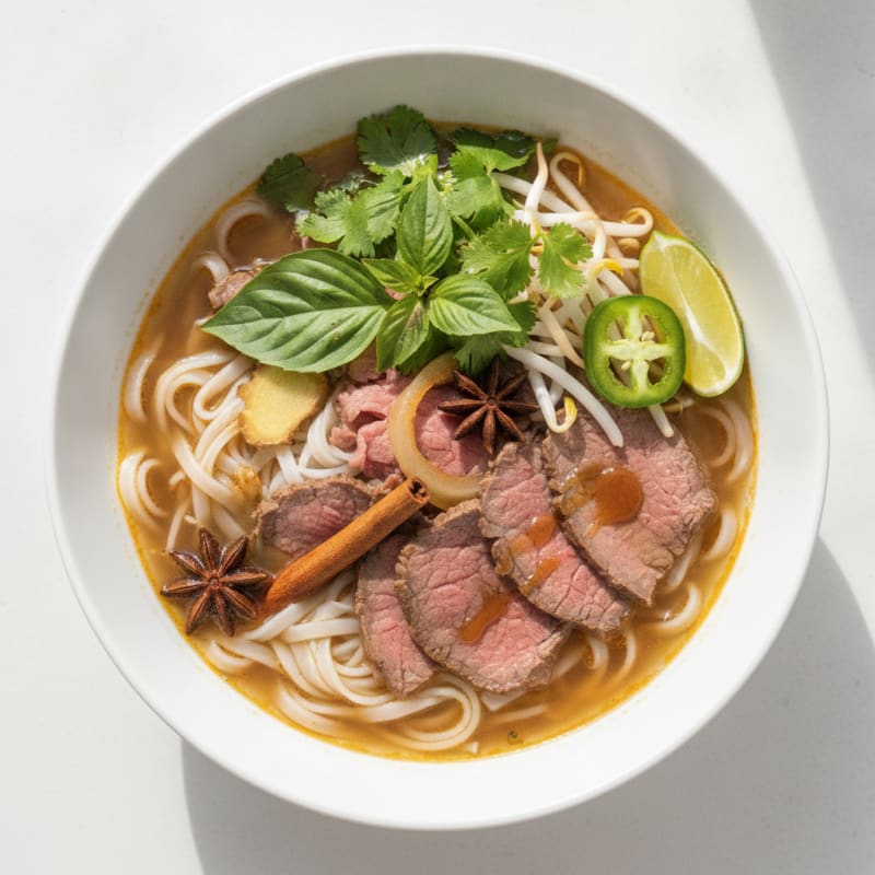 Beef Pho Noodle Soup