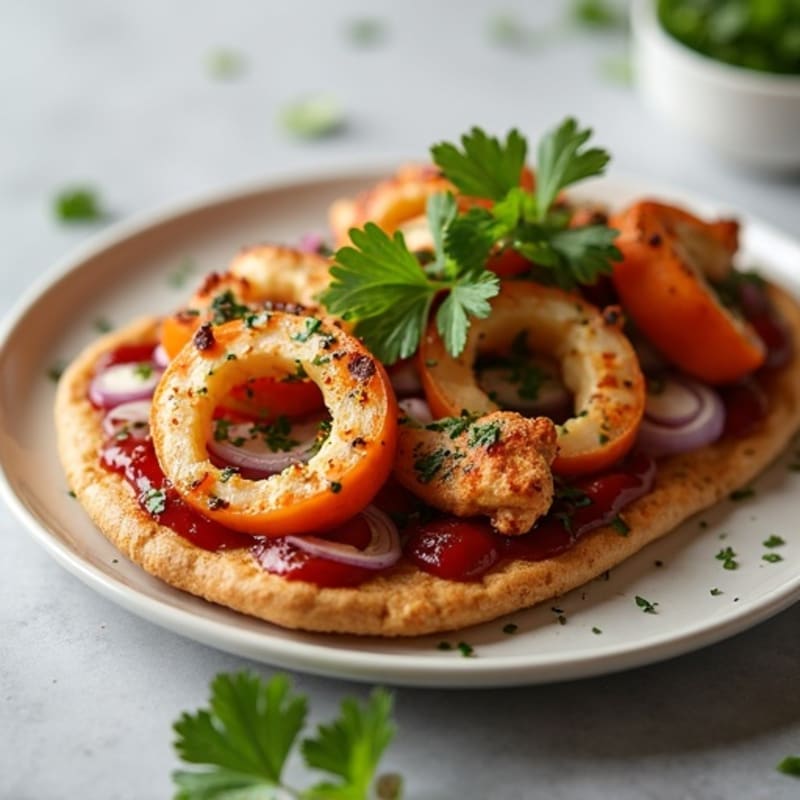 Crispy BBQ Chicken Flatbread Pizza