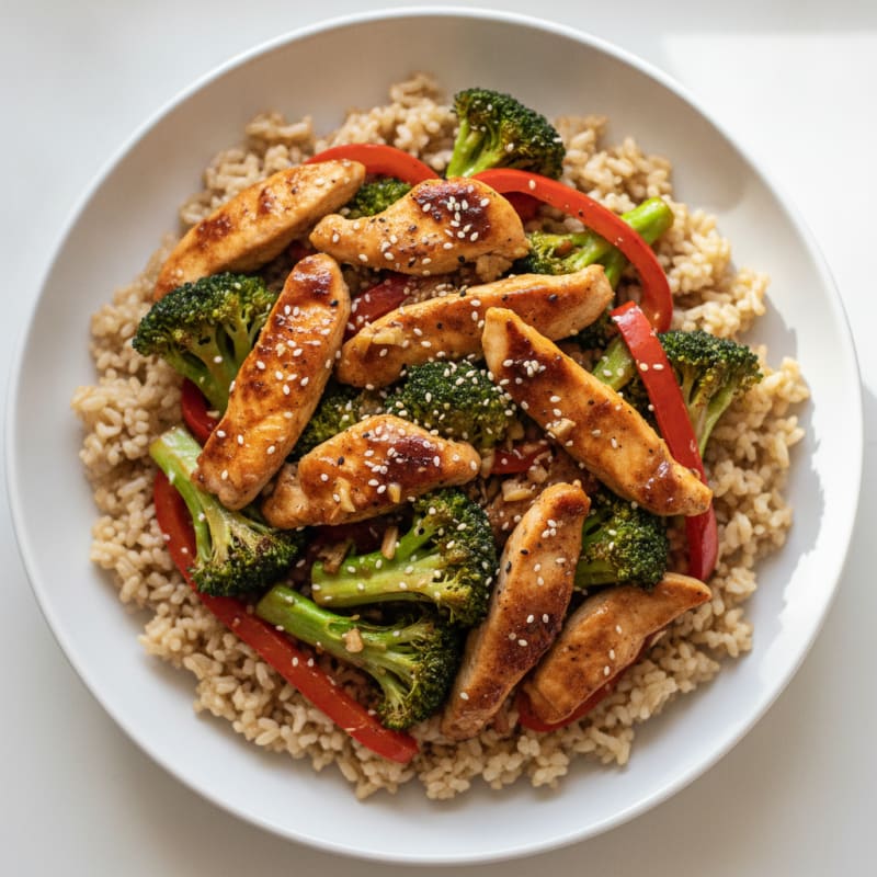 Teriyaki Chicken and Broccoli Stir-Fry