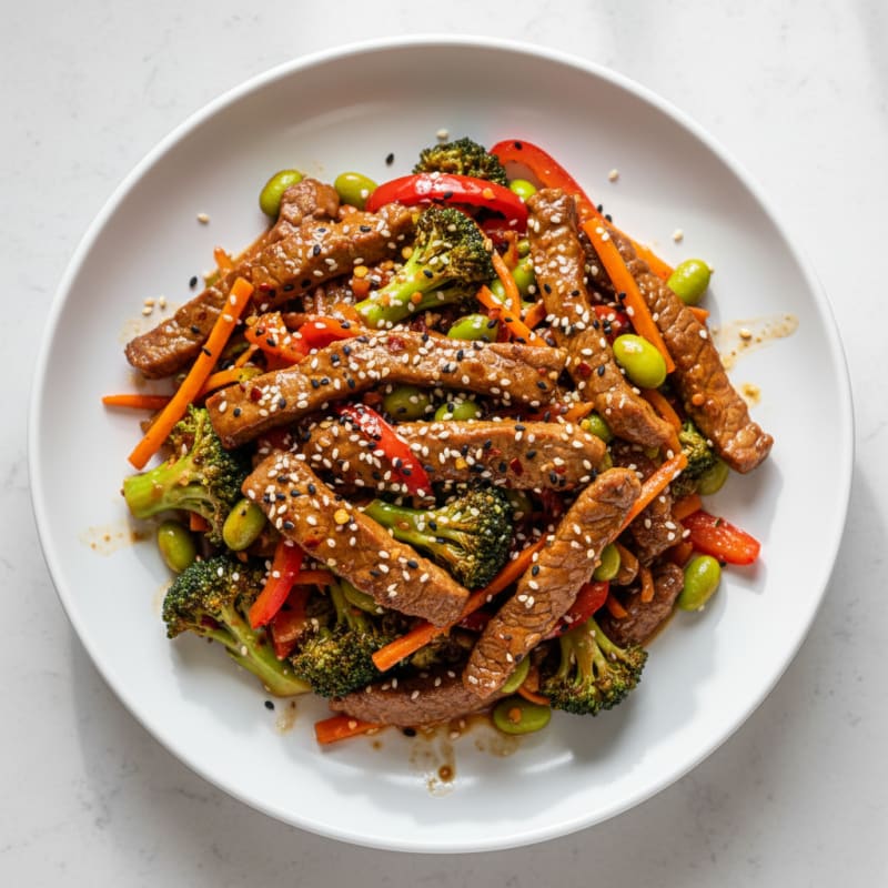 Tender Sesame Beef Stir-Fry