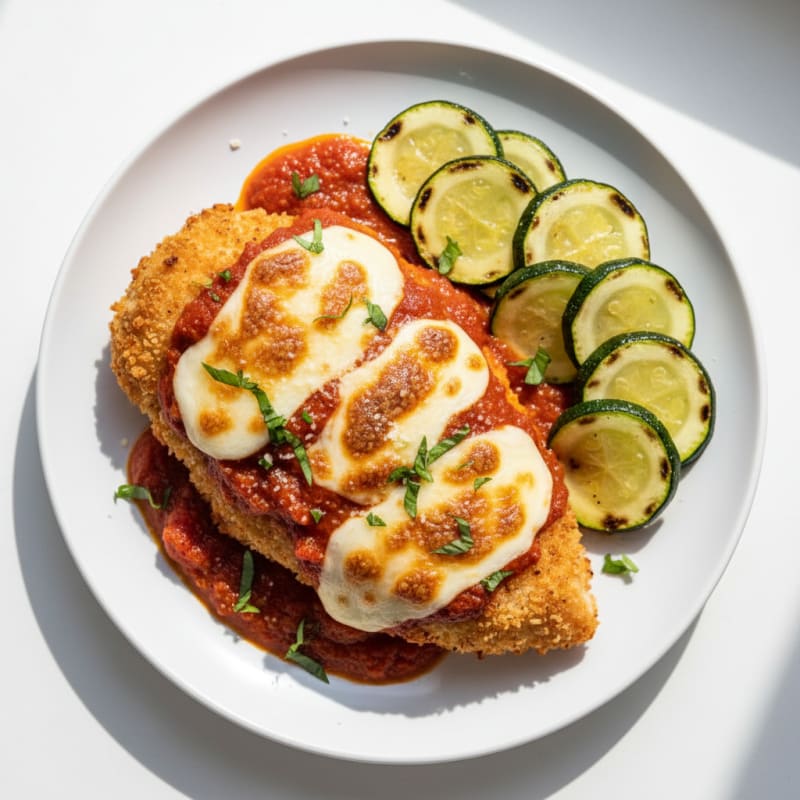 Baked Chicken Parmesan with Marinara