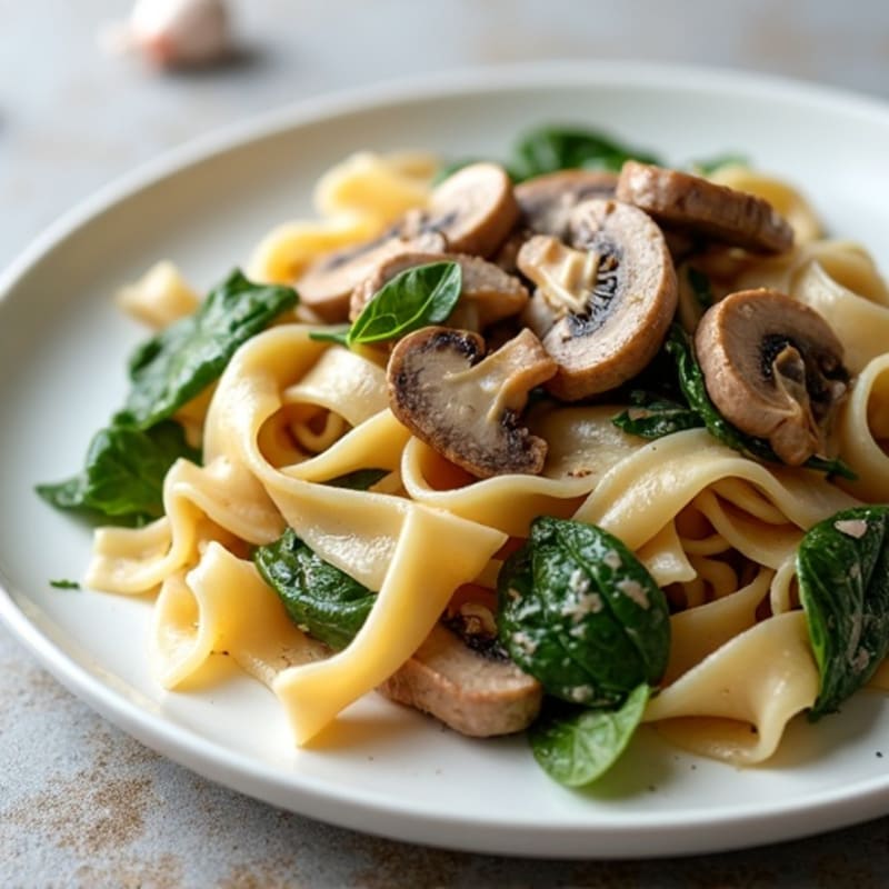 Creamy Lean Beef and Mushroom Noodles