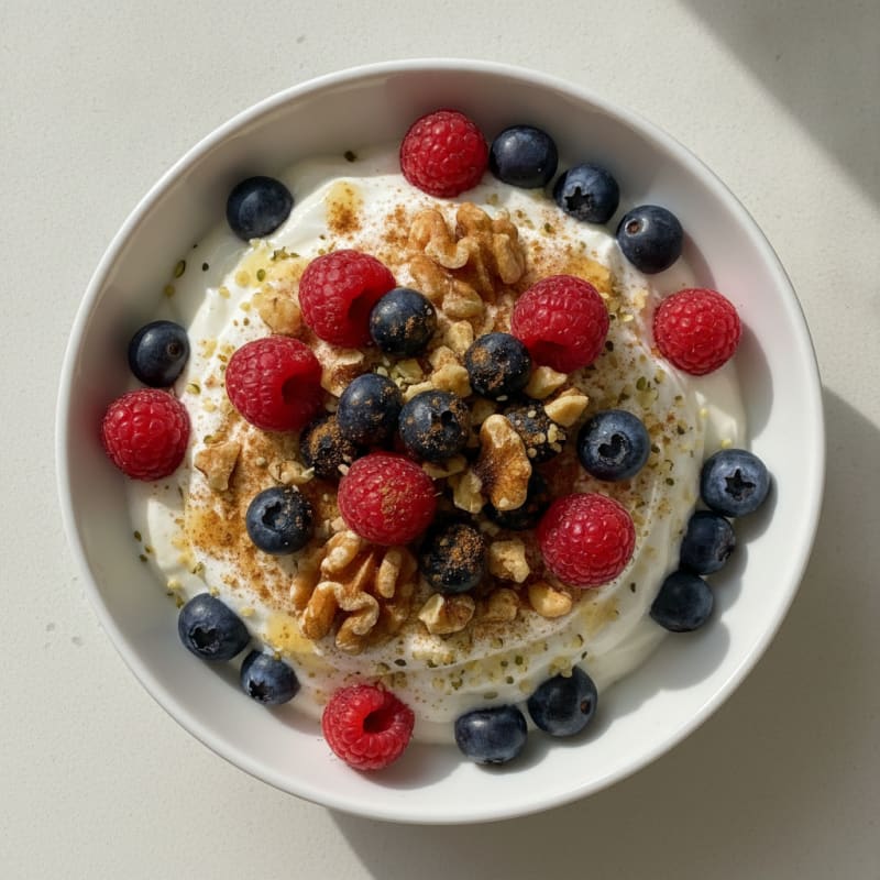 Quick Berry Yogurt Parfait