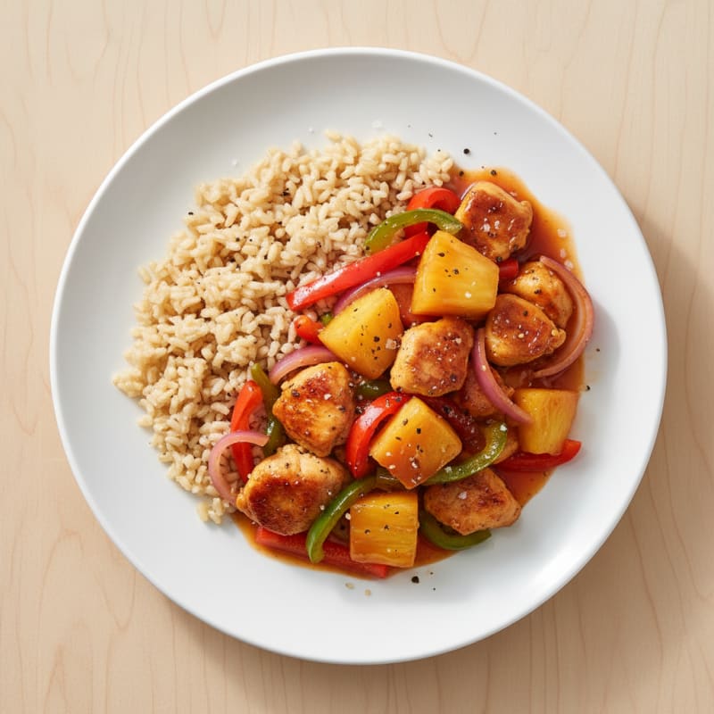 Sweet and Sour Chicken with Pineapple
