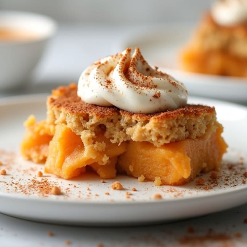 Protein Bread Pudding with Greek Yogurt