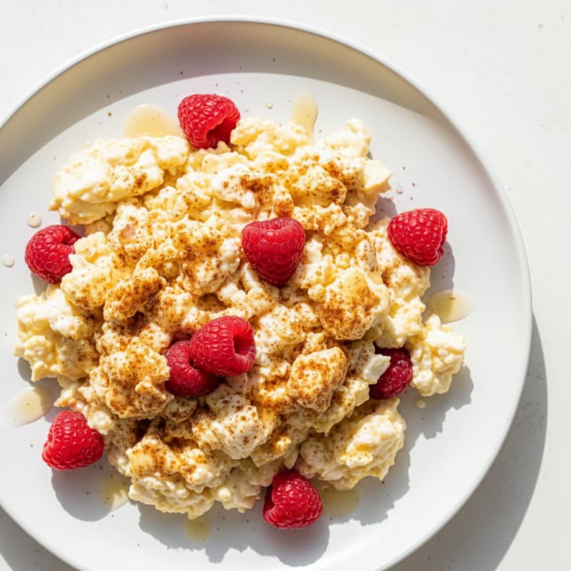 Sweet Vanilla Cinnamon Protein Scramble