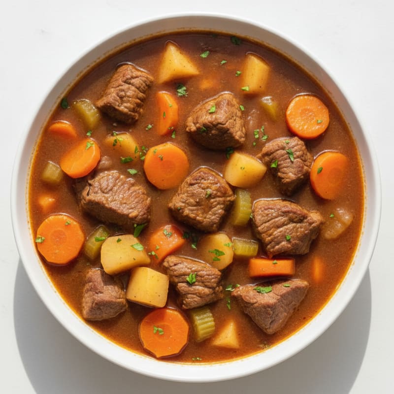 Hearty Beef and Root Vegetable Stew