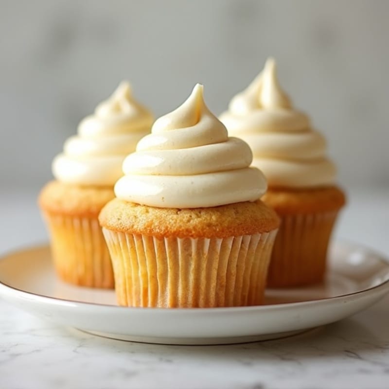 Protein-Packed Almond Flour Vanilla Cupcakes