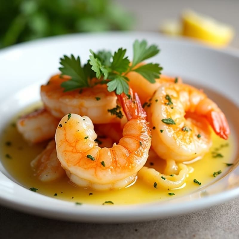 Lemon-Garlic Butter Shrimp with Fresh Herbs