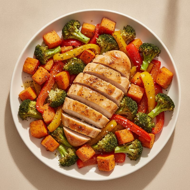 Lemon Herb Chicken and Roasted Vegetables
