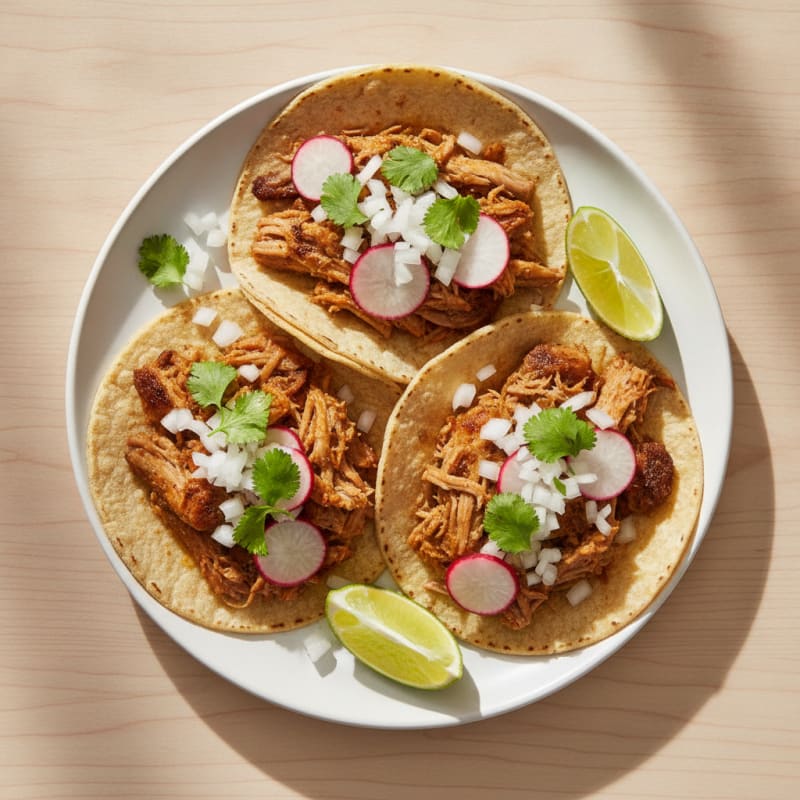 Slow-Cooked Pork Carnitas Tacos