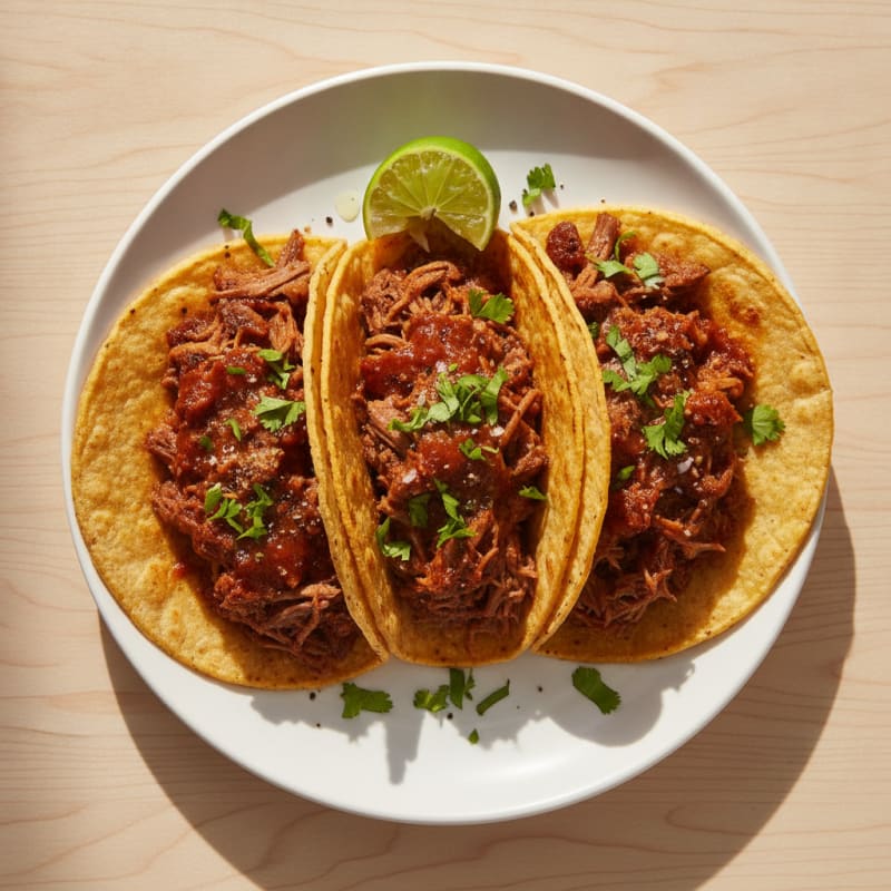 Slow-Cooked Birria Beef Tacos