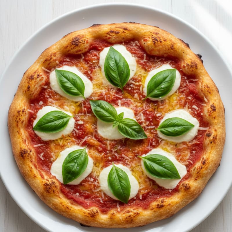 Classic Margherita Pizza with Fresh Basil