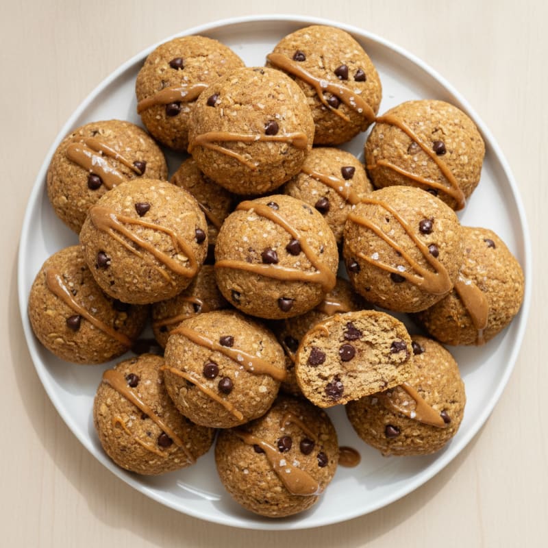 No-Bake Chocolate Chip Protein Bites