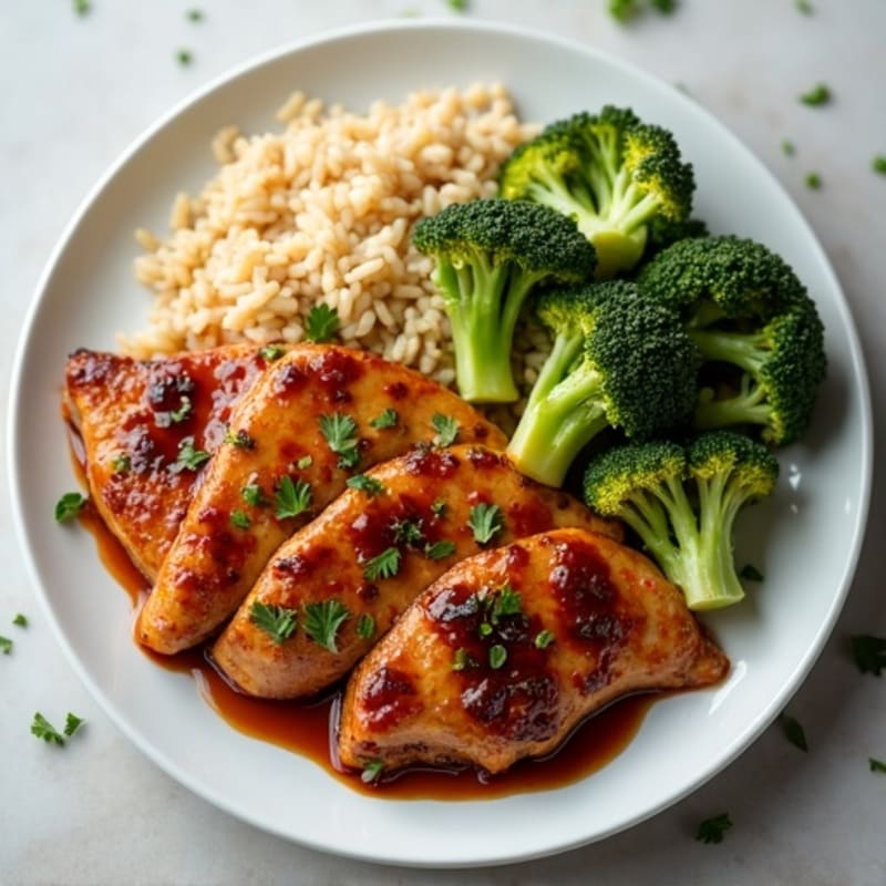 Sheet Pan Teriyaki Chicken and Roasted Broccoli