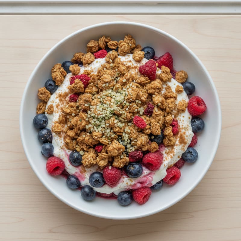 Yogurt Parfait with Berry Granola