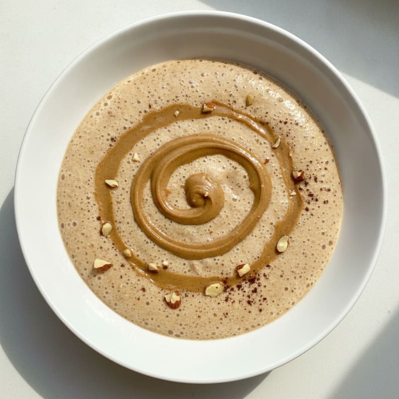 Silky Tofu Protein Pudding with Almond Butter