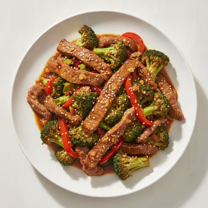 Sesame Beef and Broccoli Stir-Fry