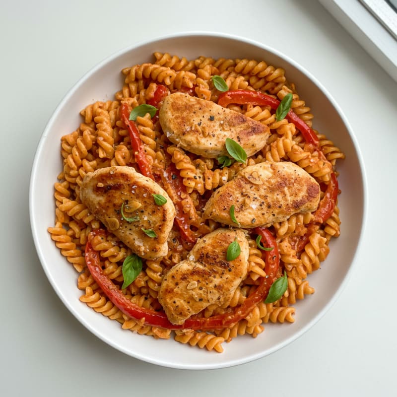 Creamy Roasted Red Pepper Pasta