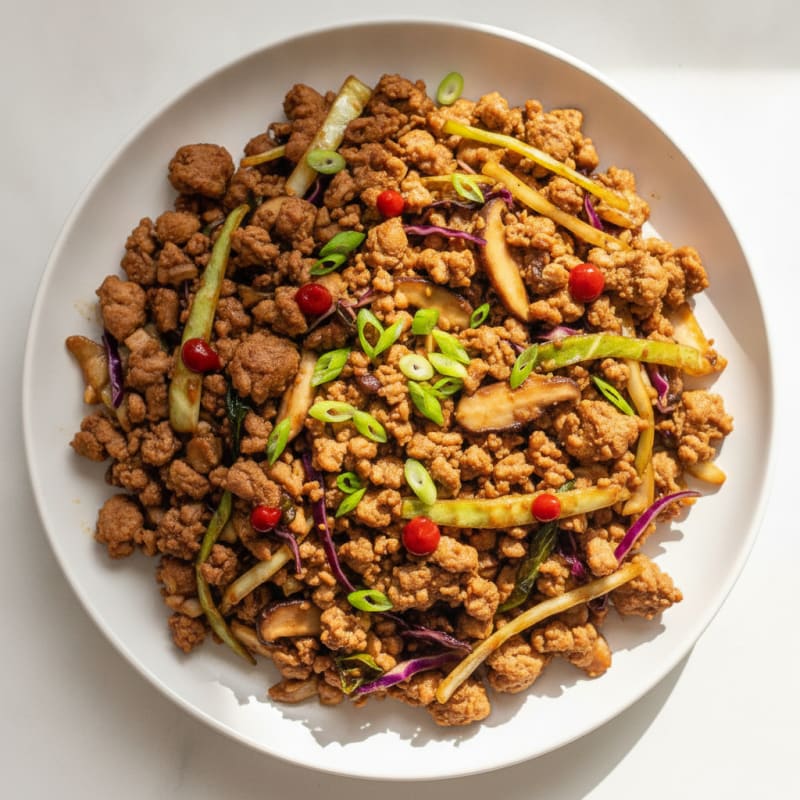 Ground Turkey Egg Roll Skillet
