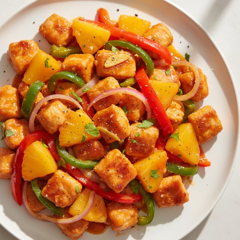 Sweet and Sour Chicken with Pineapple