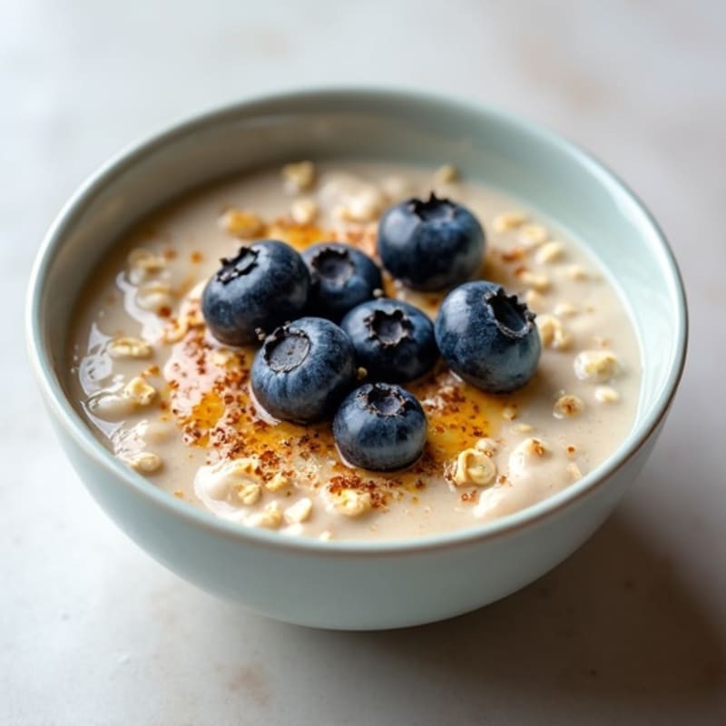 Creamy Protein Porridge with Chia and Greek Yogurt