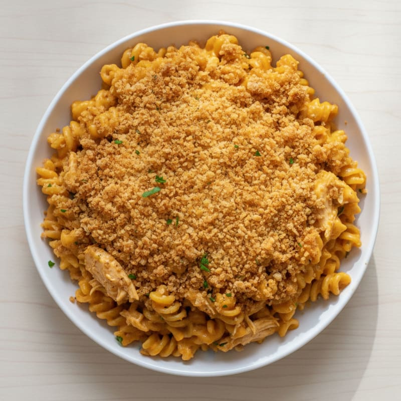 Baked Macaroni and Cheese with Toasted Breadcrumbs