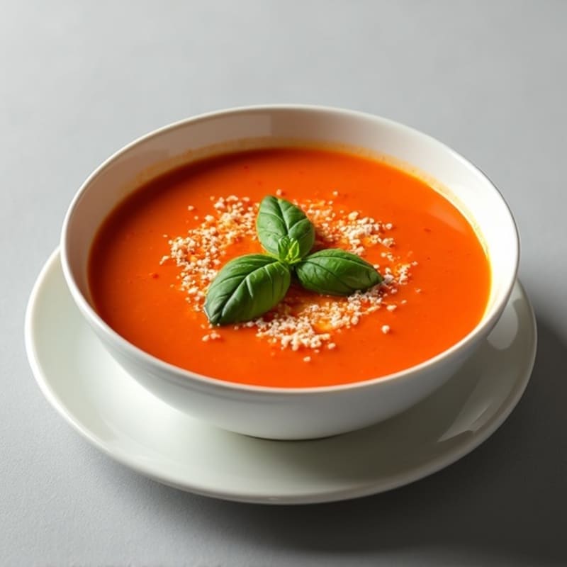 Healthy Creamy Tomato Basil Soup