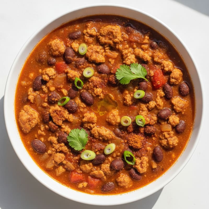 Turkey and Black Bean Chili