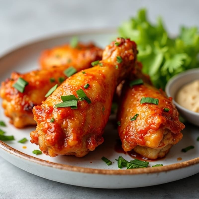 Crispy Baked Honey-Garlic Chicken Wings
