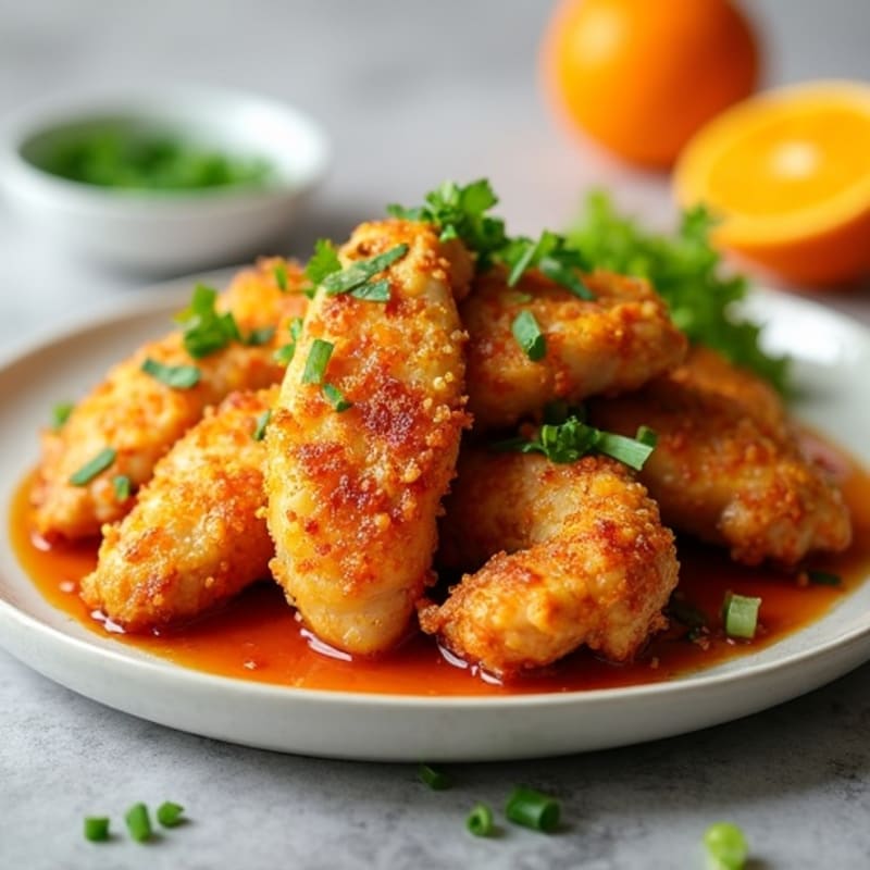 Crispy Air-Fryer Orange Chicken
