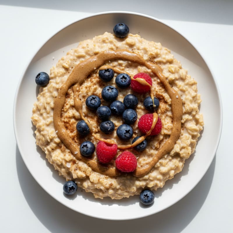 Creamy Vanilla Protein Oatmeal