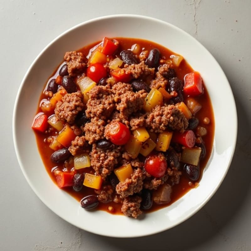 Hearty Black Bean and Grass-Fed Beef Chili