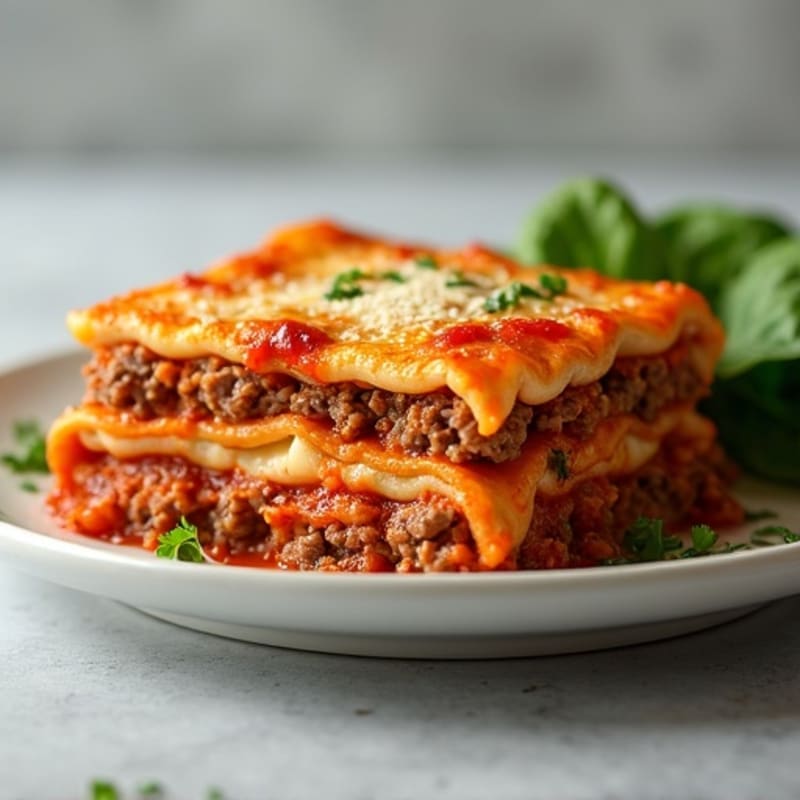 Lean Beef and Ricotta Lasagna Bake