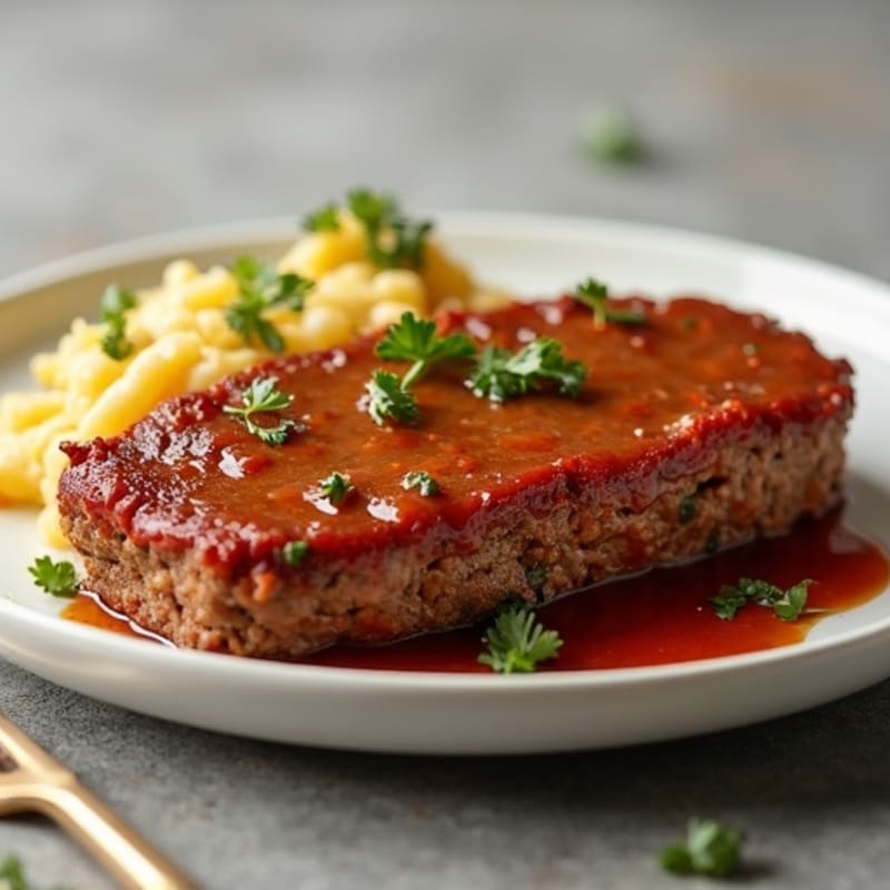 Hearty Lean Beef Meatloaf with Savory Gravy
