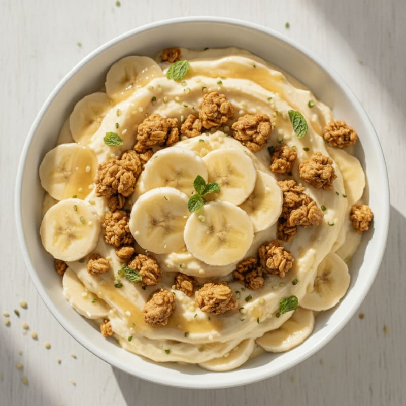 Banana Pudding Protein Parfait